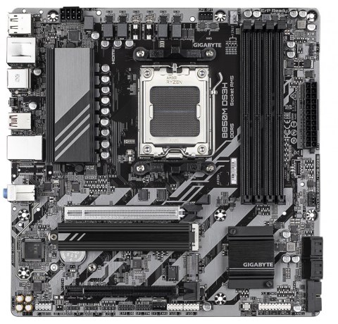 GIGABYTE B850M DS3H płyta główna AMD B850 Gniazdo AM5 micro ATX GIGABYTE B850M DS3H płyta główna AMD B850 Gniazdo AM5 micro ATX