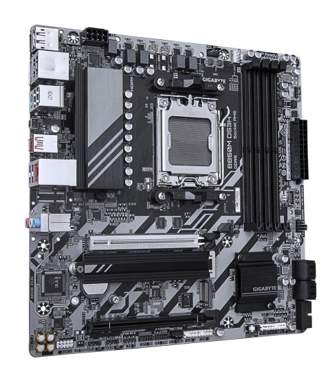 GIGABYTE B850M DS3H płyta główna AMD B850 Gniazdo AM5 micro ATX GIGABYTE B850M DS3H płyta główna AMD B850 Gniazdo AM5 micro ATX