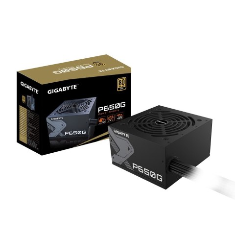Gigabyte GP-P650G moduł zasilaczy 650 W 20+4 pin ATX ATX Czarny Gigabyte GP-P650G moduł zasilaczy 650 W 20+4 pin ATX ATX Czarny