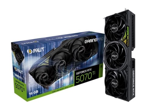 Karta graficzna VGA PCIE16 RTX5070TI 16GB NE7507T019T2-GB2031Y PALIT Karta graficzna VGA PCIE16 RTX5070TI 16GB NE7507T019T2-GB2031Y PALIT