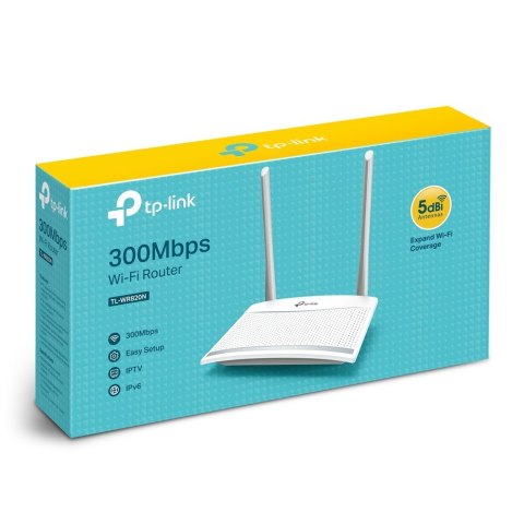 TP-Link TL-WR820N router bezprzewodowy Fast Ethernet Jedna częstotliwości (2,4 GHz) Biały TP-Link TL-WR820N router bezprzewodowy Fast Ethernet Jedna częstotliwości (2,4 GHz) Biały