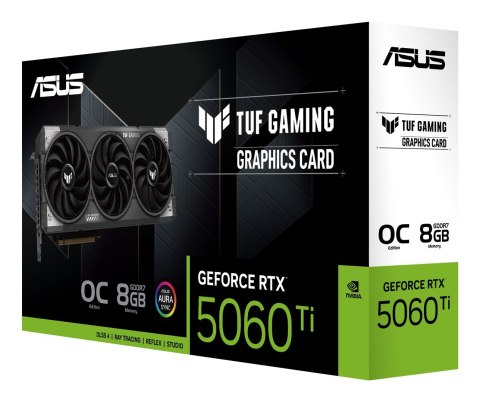 ASUS TUF Gaming TUF-RTX5060TI-O8G-GAMING NVIDIA GeForce RTX 5060 Ti 8 GB GDDR7 ASUS TUF Gaming TUF-RTX5060TI-O8G-GAMING NVIDIA GeForce RTX 5060 Ti 8 GB GDDR7