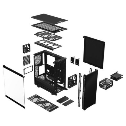 Fractal Design Define 7 Compact Midi Tower Czarny Fractal Design Define 7 Compact Midi Tower Czarny