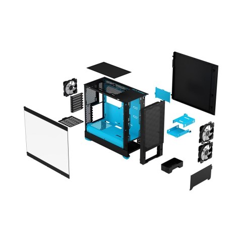 Fractal Design Pop Air Tower Czarny, Cyjan Fractal Design Pop Air Tower Czarny, Cyjan