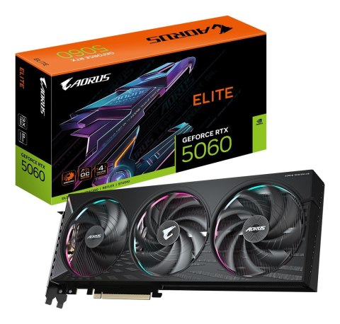 GIGABYTE AORUS GeForce RTX 5060 ELITE 8G NVIDIA 8 GB GDDR7 GIGABYTE AORUS GeForce RTX 5060 ELITE 8G NVIDIA 8 GB GDDR7