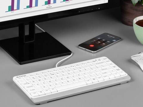 Klawiatura A4Tech FSTYLER FK11 biały A4TKLA47119