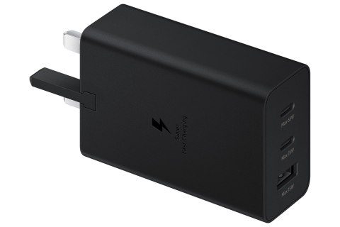 Ładowarka sieciowa SAMSUNG Trio EP-T6530 65W PD 1x USB-A, 2x USB-C (EP-T6530NBEGEU) Czarny Ładowarka sieciowa SAMSUNG Trio EP-T6530 65W PD 1x USB-A, 2x USB-C (EP-T6530NBEGEU) Czarny