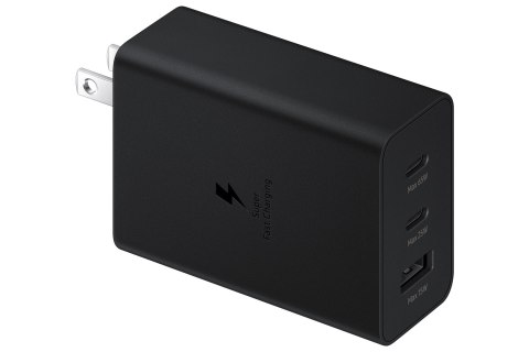 Ładowarka sieciowa SAMSUNG Trio EP-T6530 65W PD 1x USB-A, 2x USB-C (EP-T6530NBEGEU) Czarny Ładowarka sieciowa SAMSUNG Trio EP-T6530 65W PD 1x USB-A, 2x USB-C (EP-T6530NBEGEU) Czarny