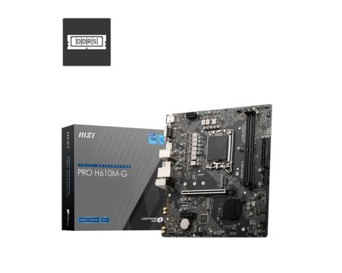 MSI PRO H610M-G płyta główna Intel H610 LGA 1700 micro ATX MSI PRO H610M-G płyta główna Intel H610 LGA 1700 micro ATX