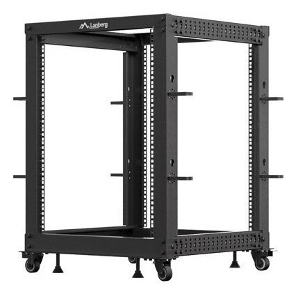 OPEN RACK 19" 15U 600X600-1100 REGULOWANY CZARNY LANBERG OPEN RACK 19" 15U 600X600-1100 REGULOWANY CZARNY LANBERG