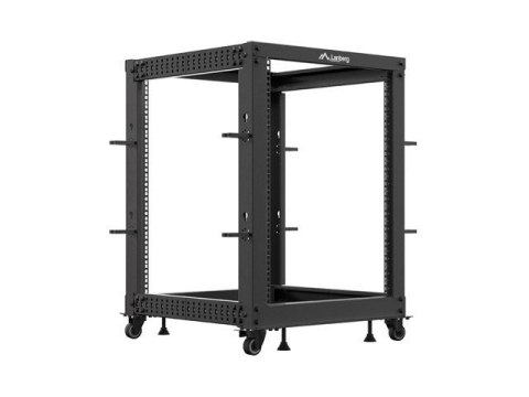 OPEN RACK 19" 15U 600X600-1100 REGULOWANY CZARNY LANBERG OPEN RACK 19" 15U 600X600-1100 REGULOWANY CZARNY LANBERG