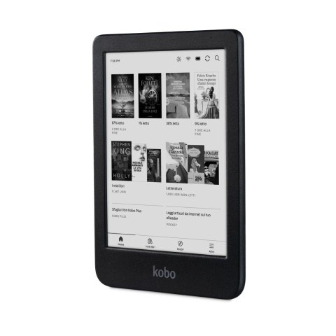 Rakuten Kobo Clara BW czytnik e-booków Ekran dotykowy 16 GB Wi-Fi Czarny Rakuten Kobo Clara BW czytnik e-booków Ekran dotykowy 16 GB Wi-Fi Czarny