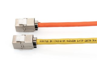 DIGITUS MODUŁ KEYSTONE RJ45 (8P8C) KAT.6A EKRANOWANY 500MHZ LSA BEZNARZĘDZIOWY DN-93617