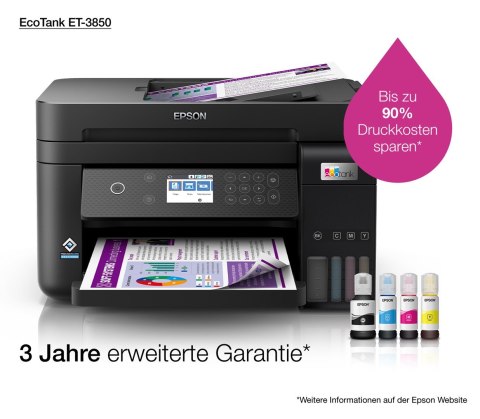 Drukarka wielofunkcyjna Epson EcoTank ET-3850 Drukarka wielofunkcyjna Epson EcoTank ET-3850