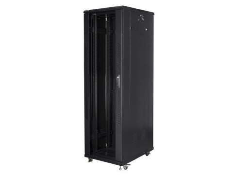 LANBERG SZAFA STOJĄCA RACK 19" 42U 600X1000 DRZWI SZKLANE CZARNA FF01-6042-12B (FLAT PACK) LANBERG SZAFA STOJĄCA RACK 19" 42U 600X1000 DRZWI SZKLANE CZARNA FF01-6042-12B (FLAT PACK)