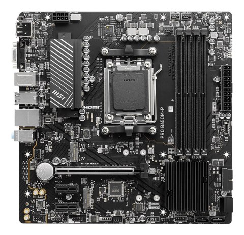MSI PRO B650M-P płyta główna AMD B650 Gniazdo AM5 micro ATX MSI PRO B650M-P płyta główna AMD B650 Gniazdo AM5 micro ATX