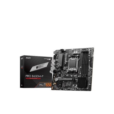MSI PRO B650M-P płyta główna AMD B650 Gniazdo AM5 micro ATX MSI PRO B650M-P płyta główna AMD B650 Gniazdo AM5 micro ATX