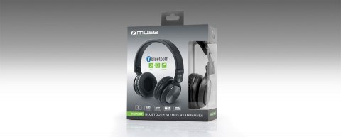 Muse M-276BT słuchawki/zestaw słuchawkowy Przewodowy i Bezprzewodowy Opaska na głowę Połączenia/muzyka Bluetooth Czarny Muse M-276BT słuchawki/zestaw słuchawkowy Przewodowy i Bezprzewodowy Opaska na głowę Połączenia/muzyka Bluetooth Czarny