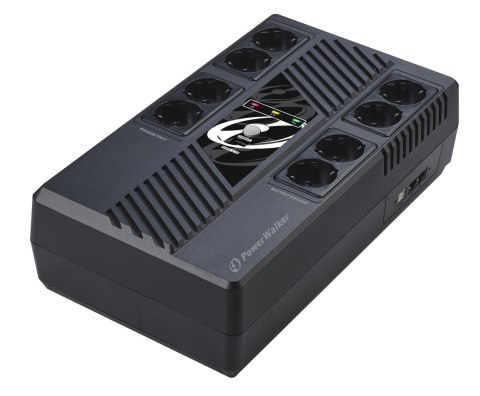 PowerWalker VI 1000 MS FR Technologia line-interactive 1000 VA 600 W 8 x gniazdo sieciowe PowerWalker VI 1000 MS FR Technologia line-interactive 1000 VA 600 W 8 x gniazdo sieciowe