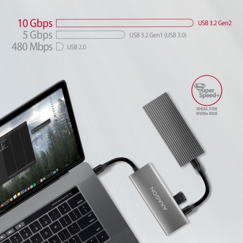 AXAGON HMC-5G21 USB-HUB 2x USB-A + 2x USB-C + HDMI 4K/30Hz, USB-C 3,1 - 13cm AXAGON HMC-5G21 USB-HUB 2x USB-A + 2x USB-C + HDMI 4K/30Hz, USB-C 3,1 - 13cm