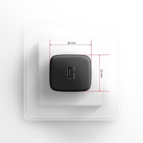 Axagon ACU-PD30 kroviklis jungiama tinkl PD 30W, 1x port USB-C, PD3.0/QC3.0/AFC/FCP/Apple Juoda Telefon komórkowy, Smartfon, Sma Axagon ACU-PD30 kroviklis jungiama tinkl PD 30W, 1x port USB-C, PD3.0/QC3.0/AFC/FCP/Apple Juoda Telefon komórkowy, Smartfon, Sma