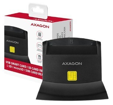 Axagon CRE-SM2 czytnik do kart chipowych Wewnętrzna USB USB 2.0 Czarny Axagon CRE-SM2 czytnik do kart chipowych Wewnętrzna USB USB 2.0 Czarny