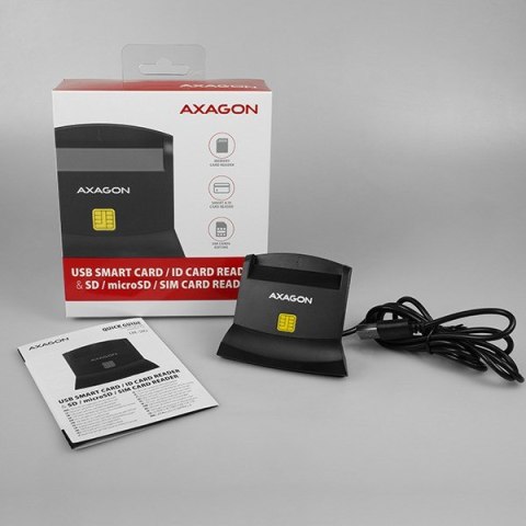 Axagon CRE-SM2 czytnik do kart chipowych Wewnętrzna USB USB 2.0 Czarny Axagon CRE-SM2 czytnik do kart chipowych Wewnętrzna USB USB 2.0 Czarny