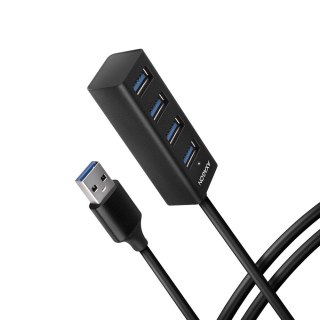 Axagon HUE-M1AL huby i koncentratory USB 3.2 Gen 1 (3.1 Gen 1) Type-A 5000 Mbit/s Czarny