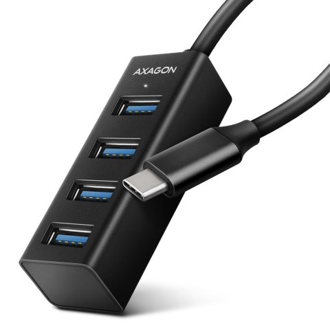 Axagon HUE-M1C huby i koncentratory USB 3.2 Gen 1 (3.1 Gen 1) Type-C 5000 Mbit/s Czarny Axagon HUE-M1C huby i koncentratory USB 3.2 Gen 1 (3.1 Gen 1) Type-C 5000 Mbit/s Czarny