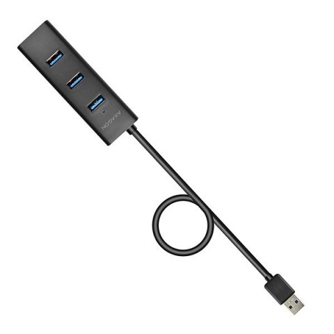 Axagon HUE-S2BL huby i koncentratory USB 3.2 Gen 1 (3.1 Gen 1) Type-A 5000 Mbit/s Czarny