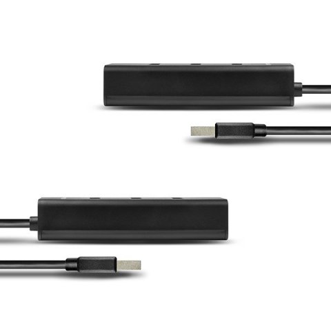 Axagon HUE-S2BL huby i koncentratory USB 3.2 Gen 1 (3.1 Gen 1) Type-A 5000 Mbit/s Czarny