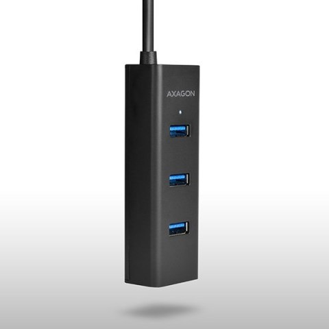 Axagon HUE-S2BL huby i koncentratory USB 3.2 Gen 1 (3.1 Gen 1) Type-A 5000 Mbit/s Czarny