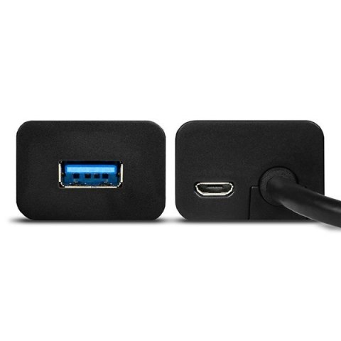 Axagon HUE-S2BL huby i koncentratory USB 3.2 Gen 1 (3.1 Gen 1) Type-A 5000 Mbit/s Czarny