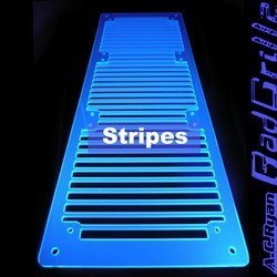 AC Ryan RadGrillz - Stripes 3x120 Acryl UVBlue