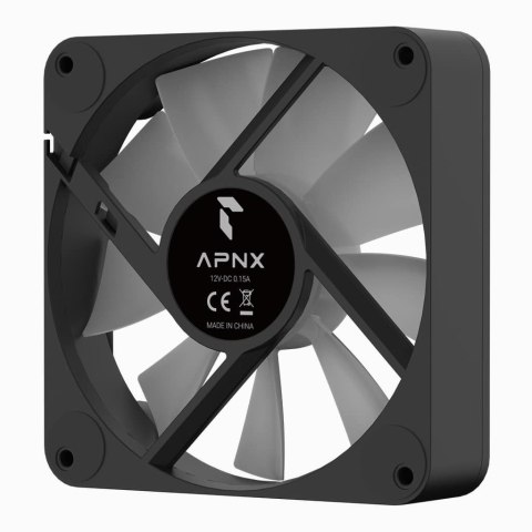 APNX FP1-140 PWM ARGB Obudowa komputera Wentylator 14 cm Czarny