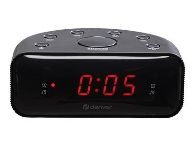 Denver CR-430 Zegar Analogowe i cyfrowe Czarny