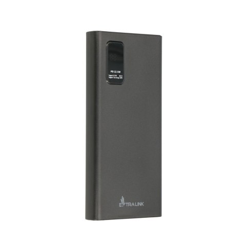 Extralink Powerbank EPB-067B 10000mAh Czarny Power bank, Fast Charging, USB-C