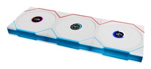 Lian Li UNI FAN TL Wireless LCD Lüfter, ARGB, PWM - Reverse Blade, 120 mm, weiß Lian Li UNI FAN TL Wireless LCD Lüfter, ARGB, PWM - Reverse Blade, 120 mm, weiß
