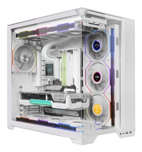 Lian Li UNI FAN TL Wireless LCD Lüfter, ARGB, PWM - Reverse Blade, 120 mm, weiß Lian Li UNI FAN TL Wireless LCD Lüfter, ARGB, PWM - Reverse Blade, 120 mm, weiß