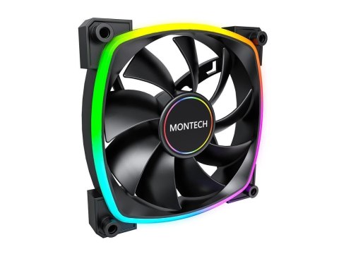 Montech AX140 PWM Obudowa komputera Wentylator 14 cm Czarny 1 szt.