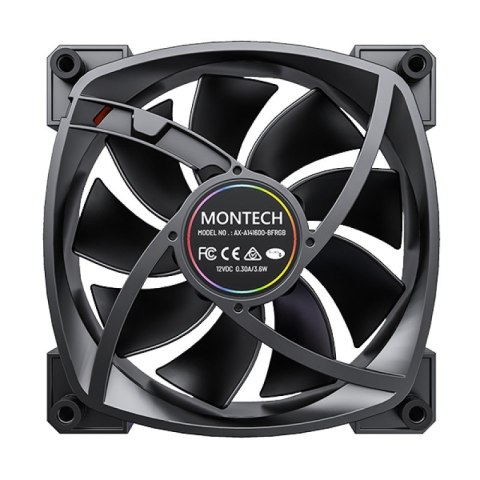Montech RX140 PWM Obudowa komputera Wentylator 14 cm Czarny 1 szt. Montech RX140 PWM Obudowa komputera Wentylator 14 cm Czarny 1 szt.
