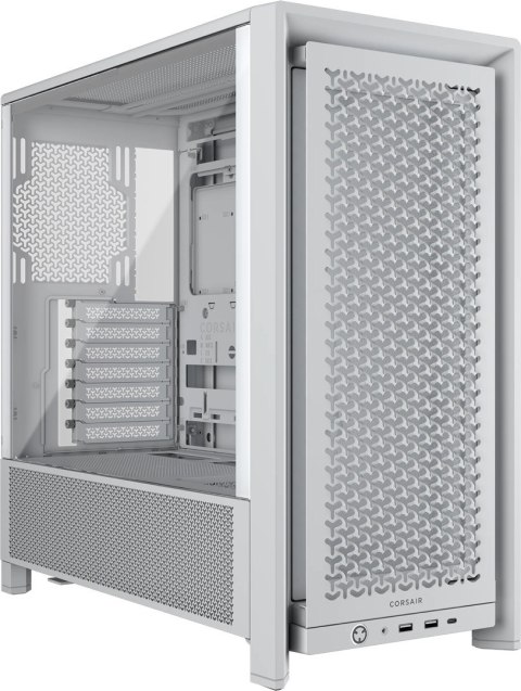 Obudowa CORSAIR Geh Midi FRAME 4000D Mid-Tower, Biały Obudowa CORSAIR Geh Midi FRAME 4000D Mid-Tower, Biały