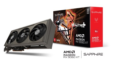 Sapphire NITRO+ AMD Radeon RX 9060 XT GPU 8 GB GDDR6