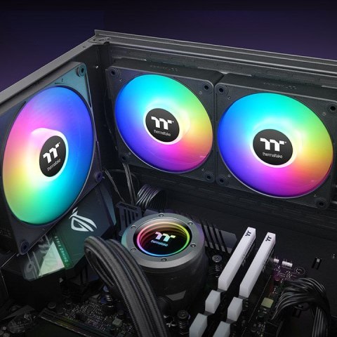 Thermaltake CT140 EX ARGB Sync - Wentylator obudowy - 140 mm Packung mit 3 - 30.7 dB