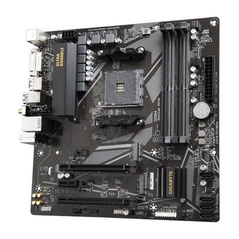 Gigabyte B550M DS3H AC płyta główna AMD B550 Socket AM4 micro ATX Gigabyte B550M DS3H AC płyta główna AMD B550 Socket AM4 micro ATX