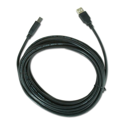 Kabel GEMBIRD CCP-USB2-AMBM-15 (USB 2.0 typu A M - USB 2.0 typu B M; 4,5m; kolor czarny) Kabel GEMBIRD CCP-USB2-AMBM-15 (USB 2.0 typu A M - USB 2.0 typu B M; 4,5m; kolor czarny)