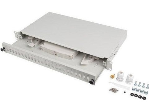 Przełącznica światłowodowa LANBERG 24xSC simplex / 24xLC duplex Rack 19" 1U szara + akcesoria Przełącznica światłowodowa LANBERG 24xSC simplex / 24xLC duplex Rack 19" 1U szara + akcesoria