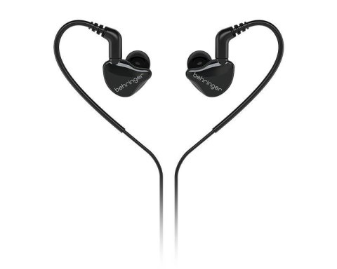 Słuchawki dwudrożne dokanałowe Behringer MO240-CK PRO - czarne Słuchawki dwudrożne dokanałowe Behringer MO240-CK PRO - czarne