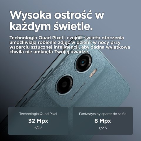 Smartfon Motorola Moto E15 2/64GB Misty Blue (WYPRZEDAŻ) Smartfon Motorola Moto E15 2/64GB Misty Blue (WYPRZEDAŻ)