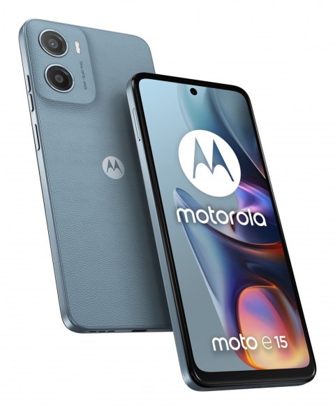 Smartfon Motorola Moto E15 2/64GB Misty Blue (WYPRZEDAŻ) Smartfon Motorola Moto E15 2/64GB Misty Blue (WYPRZEDAŻ)
